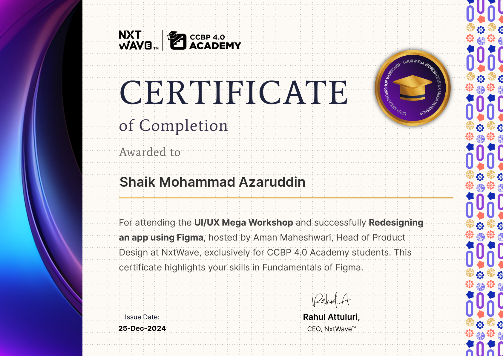 Mohammad Azaruddin Shaik - Full-Stack Developer | Hackathon Winner ...