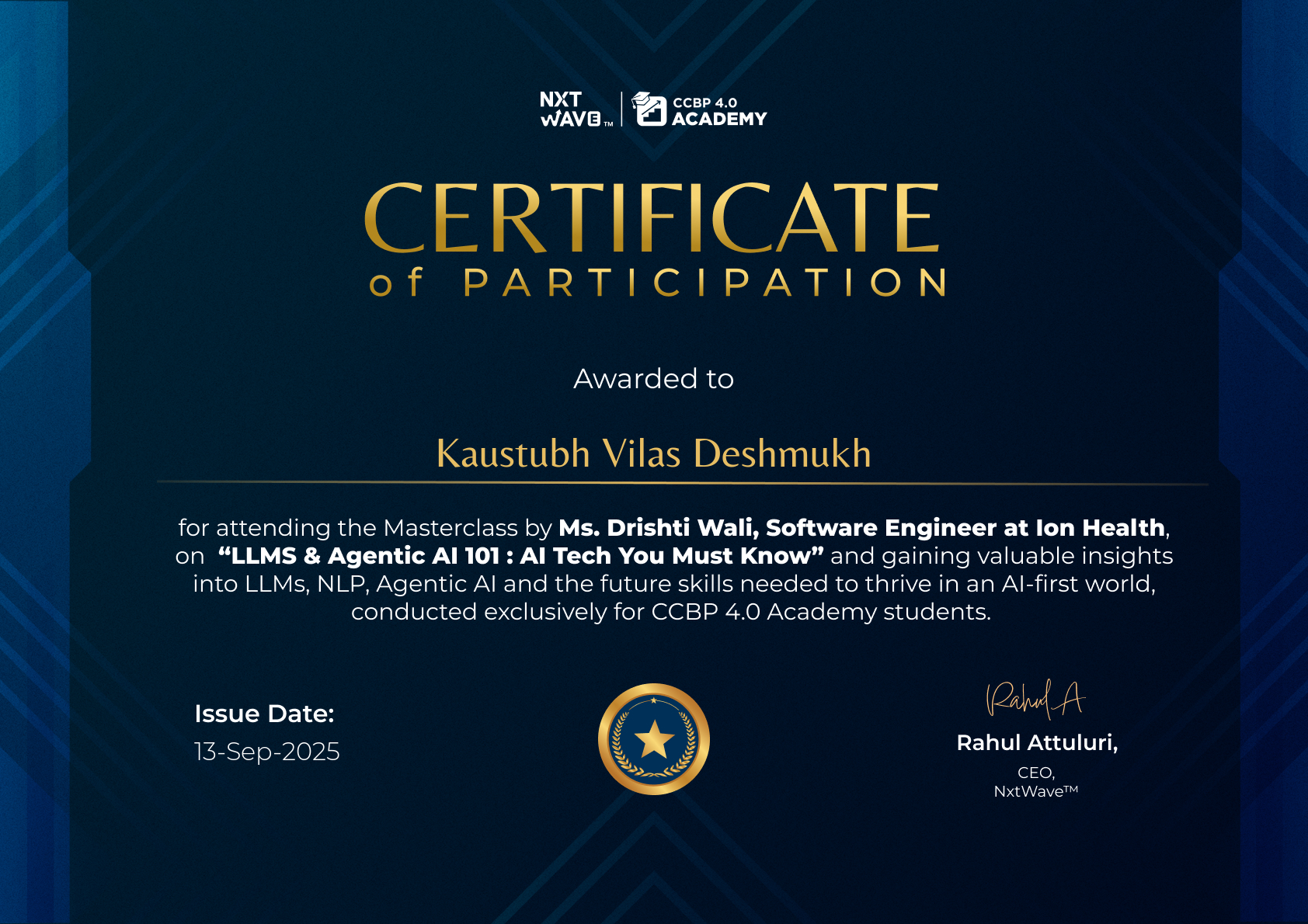 Kaustubh Deshmukh - Full Stack Developer | Python | React | MySQL | AI ...