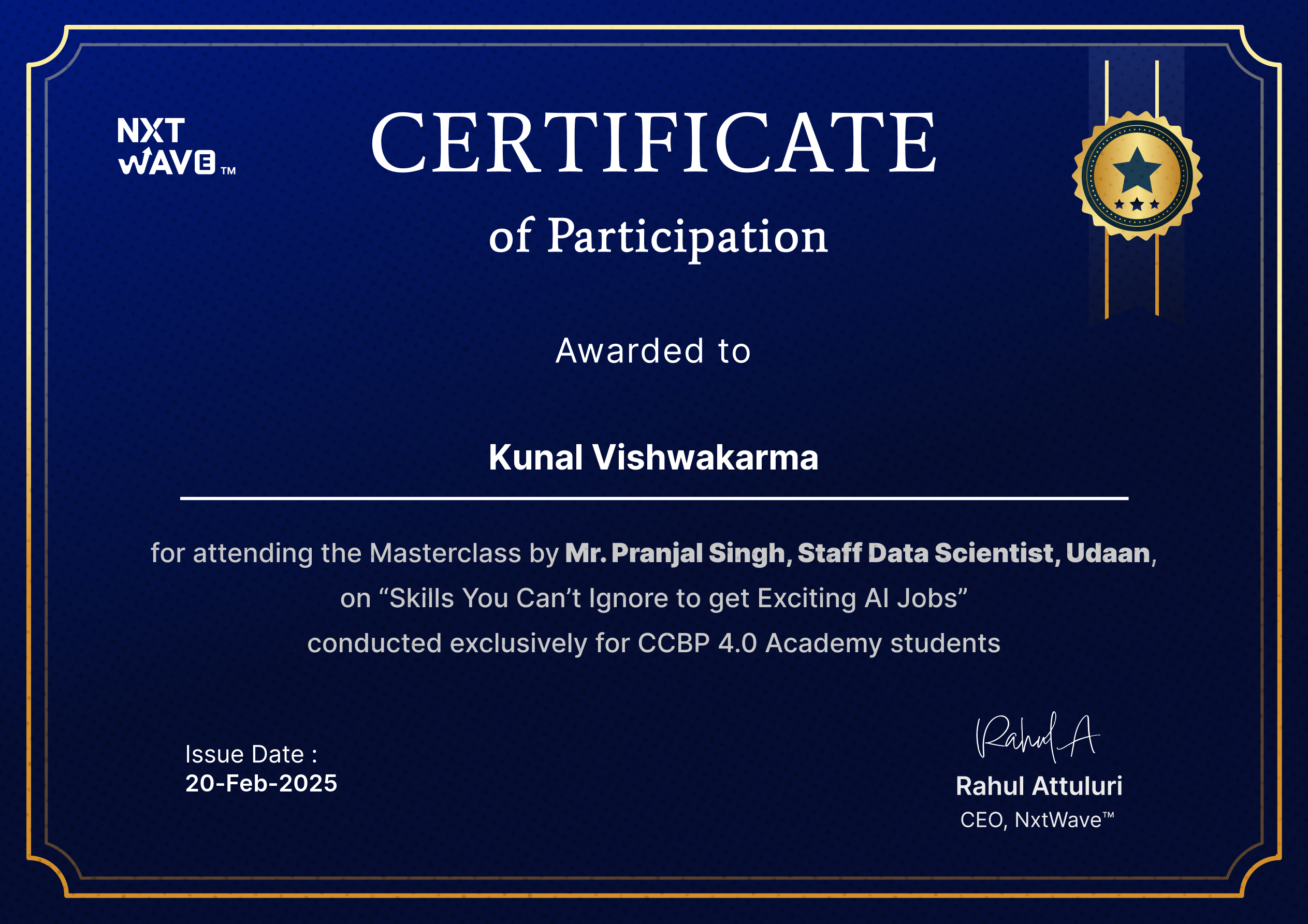 KUNAL VISHWAKARMA - Co-Founder @Nexalgotrix | Pattern-Based DSA ...