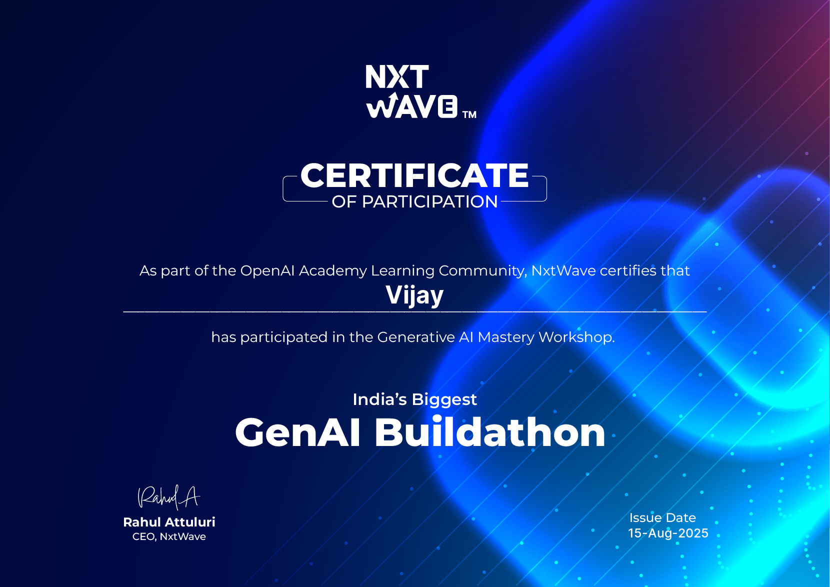 Vijay Chandra - Aspiring Software Developer | Full Stack Developer ...